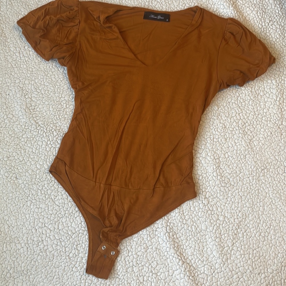 Burnt orange bodysuit